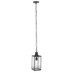 Agni 6" Outdoor Pendant - PLT7015 - Black - Safavieh