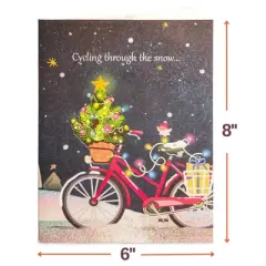 Frndly by Paper Love Christmas Bike Pop Up Christmas Card