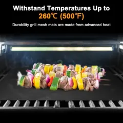 Unique Bargains M Nonstick Reusable Sheet Liner Grilling Mats