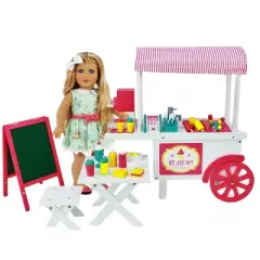 Playtime By Eimmie Ice Cream Cart with Accessories