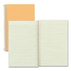 National Single-Subject Wirebound Notebooks, Narrow Rule, Brown Paperboard Cover, (80) 7.75 x 5 Sheets