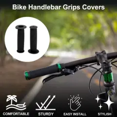 Unique Bargains Bike Handlebar Grips Covers 4.33" Black 1 Pair