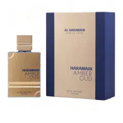 Al Haramain Amber Oud By Al Haramain Unisex Guaiac Wood, Cedar, Amber, Musk, Resin Eau De Parfum Spray 3.4 Oz (Bleu Edition)