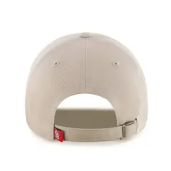 MLB St. Louis Cardinals Khaki Clean Up Hat: Adjustable Cotton Baseball Cap