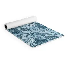 Heather Dutton Arabella Washed Indigo (6mm) 70" x 24" Yoga Mat - Society6