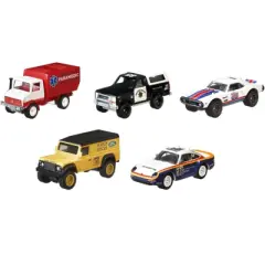 "Wild Terrain" 5 piece Set "Car Culture" Series Diecast Model Cars by Hot Wheels