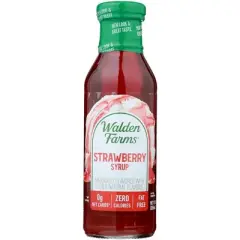 Walden Farms Strawberry Syrup Free - 6 pack, 12 fo