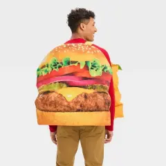 Kids' and Adult Hamburger Halloween Costume One Size - Hyde and EEK! Boutique&trade;