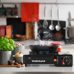 Topteng Portable Camping Stove, Dual Fuel Burner