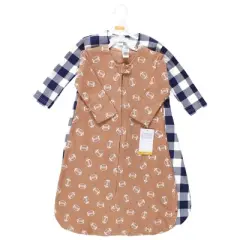 Hudson Baby Infant Boy Thermal Long Sleeve Sleeping Bag 2pk, Football