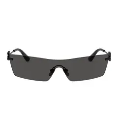 Dolce & Gabbana DG 2292 01/87 Womens Shield Sunglasses Black 37mm