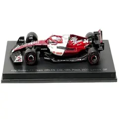 Alfa Romeo C42 #24 Zhou Guanyu "ORLEN" F1 Formula One Bahrain GP (2022) 1/64 Diecast Model Car by Sparky