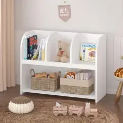 Dexmalle Kids Bookcase with with 4 Compartments