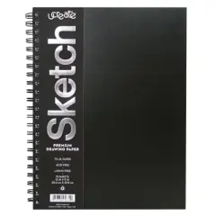 UCreate Poly Cover Sketch Book, Heavyweight, 12" x 9", 75 Sheets, Pack of 3