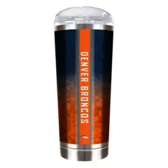 NFL Denver Broncos 18oz Geometric Travel Tumbler