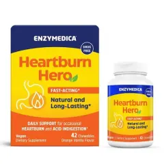 Enzymedica Natural Heartburn Hero Vegan Chews for Heartburn Relief - 42ct