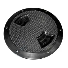 Seadog Quarter-Turn Textured Deck Plate - Black - 5" Model 3363571 Boat Equipment and Parts.