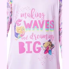 Mattel Girls' Barbie Making Waves Dreaming Sleep Pajama Dress Nightgown Pink