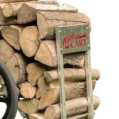 Lehman's Amish Made Lightweight Firewood Wood Hauling Cart Holds up to 22" Logs