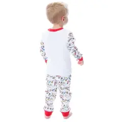 Frosty the Snowman Toddler Holiday Cotton Pajama Set White