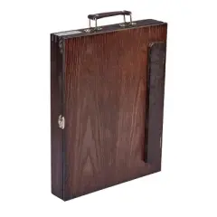 Kingart Solid Wood Tabletop Easel w/Drawer - Espresso