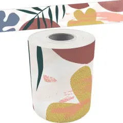 Teacher Created Resources&reg; Wonderfully Wild Straight Rolled Border Trim, 50 Feet, 3 Rolls