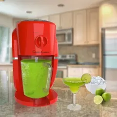 Classic Cuisine Slushy Frozen Drink Maker, Red