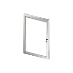 Azar Displays Small Enclosed Magnetic Message Board w/ Lock & Key