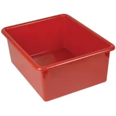 Romanoff Products Romanoff Stowaway Letter Box 13.5"H x 10.75"W Plastic Bin - No Lid Red (ROM16102)