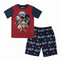 Naruto Youth 3-Piece Sleep Set with Tee Shirt, Shorts, and Sleep Pants