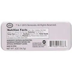 Nintendo Power Mints Display, Peppermint Candy, 2 oz