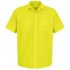 Red Kap&reg; Short Sleeve Enhanced Visibility Work Shirt
