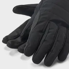 Men's Quilted Softshell Gloves - All in Motion&trade; Black