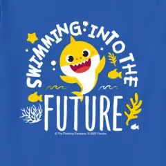 Toddler's Baby Shark Swimming Into the Future T-Shirt