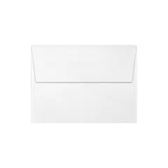 LUX A6 Invitation Envelopes (4 3/4 x 6 1/2) 50/Pack White Linen (4875-WLI-50)