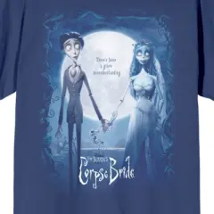 The Corpse Bride Movie Poster Art Women's Navy Blue Graphic Tee