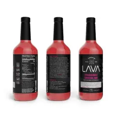 LAVA Premium Strawberry Margarita Mix Strawberry Daiquiri Mix
