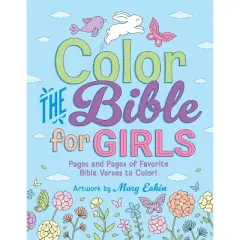Color the Bible for Girls - by  Harvest House Publishers (Paperback)