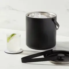 94oz Metal Ice Bucket Black - Threshold&trade;