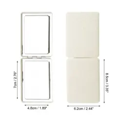 Unique Bargains Rectangle Makeup Mirror 1 Pc