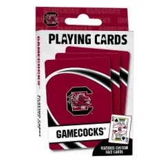 MasterPieces Officially Licensed NCAA South Carolina Gamecocks Playing Cards - 54 Card Deck for Adults