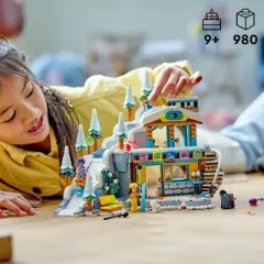 LEGO Friends Holiday Ski Slope and Caf&eacute; Creative Building Toy 41756