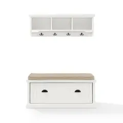 2pc Seasie Entryway Set White - Crosley