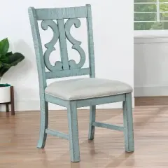 Set of 2 Lexin Padded Dining Side Chairs - miBasics