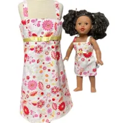 Doll Clothes Superstore Size 3 Matching Girl And Doll Flower Sundresses