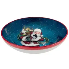 Certified International 128oz Santa's Secret Serving/Pasta Bowl
