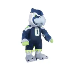 NFL Seattle Seahawks Stuffed Mascot: Polyester Animal Figure, 14" Height