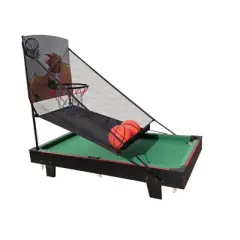 YONWAY Multi Game Table 36", 2 in 1 Combo Game Table Basketball, Billiards Parent-child games, for Indoor Outdoor, Game Room,Friends, Kids and Adults