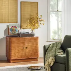 Vinyl Wall Hanging Storage Wood - Hearth & Hand&trade; with Magnolia
