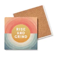 Thirstystone Rise and Grind Square Coaster